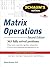 Schaum's Outline of Matrix Operations