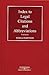 Index to Legal Citations and Abbreviations by Donald Raistrick
