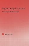 Hegel's Critique of Essence (Studies in Philosophy)