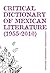 Critical Dictionary of Mexican Literature (1955-2010) (Scholarly Series)
