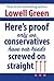 Here's Proof Only We Conservatives Have Our Heads Screwed on ... by Lowell Green