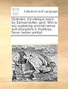 Dildoides. A burlesque poem. By Samuel Butler, gent. With a key explaining several names and characters in Hudibras. Never before printed.