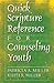 Quick Scripture Reference for Counseling Youth by Patricia A.   Miller