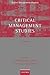 Critical Management Studies...