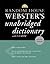 Random House Webster's Unabridged Dictionary with CD-ROM by Random House
