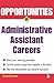 Opportunities in Administrative Assistant Careers (Opportunities in…Series)