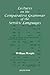 Lectures on the Comparative Grammar of the Semitic Languages
