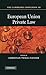 The Cambridge Companion to European Union Private Law