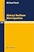 Abstract Non Linear Wave Equations (Lecture Notes in Mathematics, 507)