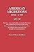 American Migrations 1765-17...