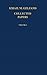 Collected Papers: Volume 1