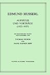 Aufsätze und Vorträge (1922–1937) (Husserliana: Edmund Husserl – Gesammelte Werke, 27) (German Edition)