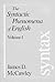 The Syntactic Phenomena of English, Vol. 1