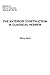 The Anterior Construction in Classical Hebrew by Ziony Zevit