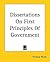 Dissertations on First Principles of Government