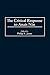 The Critical Response to An...