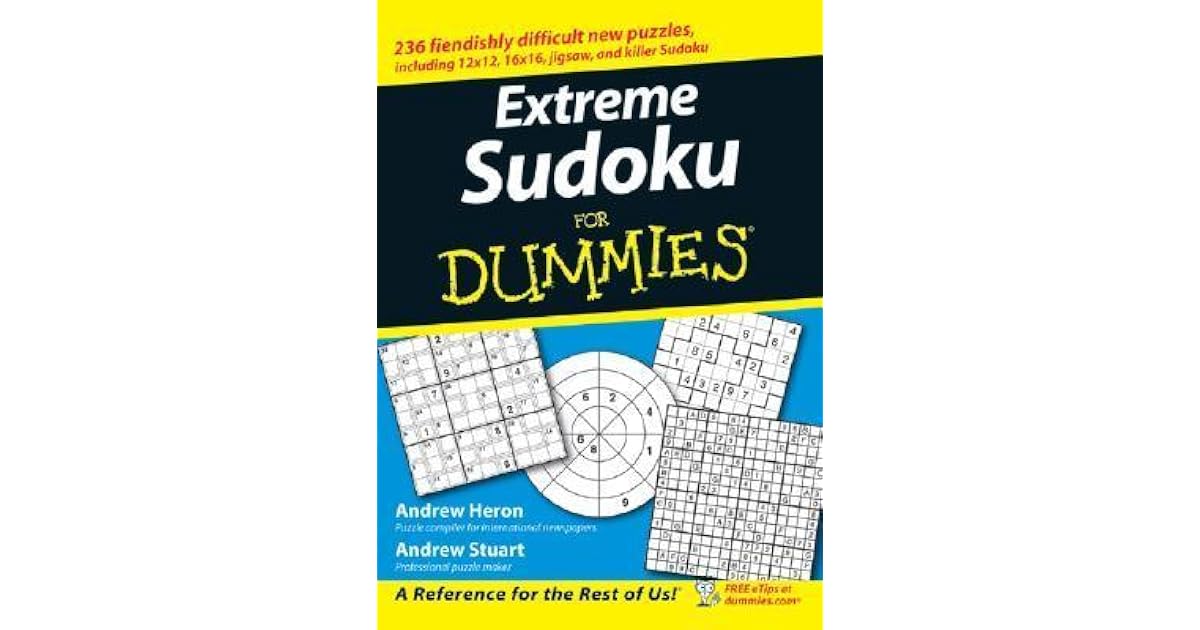 Extreme Sudoku For Dummies by Andrew Heron
