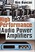 High Performance Audio Power Amplifiers