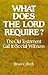 What Does the Lord Require? by Bruce C. Birch