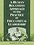 A Human Relations Approach to the Practice of Educational Lea... by Ronald W. Rebore