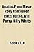 Deaths from Mrsa: Rory Gallagher, Rikki Fulton, Bill Parry, Billy White