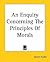 An Enquiry Concerning the Principles of Morals