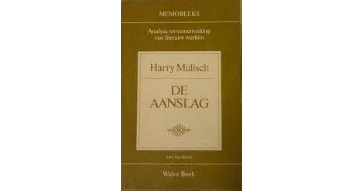 Memoreeks: Harry Mulisch, De aanslag by Jan Heerze