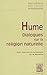David Hume: Dialogues Sur La Religion Naturelle (Bibliotheque Des Textes Philosophiques - Poche) (French Edition)