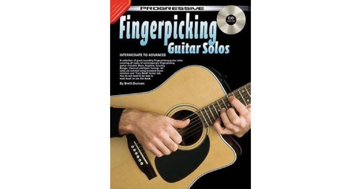 Fingerpicking Guitar Solos Bk/CD Intermediate to Advanced by Brett Duncan