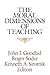The Moral Dimensions of Teaching (Jossey-Bass Education)