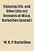 Enjoying Life, and Other Literary Remains of W.N.P. Barbellion