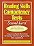 Reading Skills Competency Tests: Second Level (Ready-To-Use Activities)