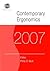 Contemporary Ergonomics 2007: Proceedings of the International Conference on Contemporary Ergonomics (CE2007), 17-19 April 2007, Nottingham, UK