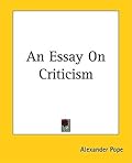 An Essay On Criticism