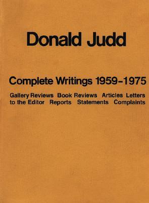 Complete Writings 1959 - 1975 (Paperback)
