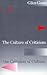 The Culture of Criticism and the Criticism of Culture by Giles Gunn
