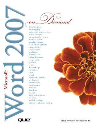 Microsoft Office Word 2007 On Demand (Paperback)