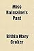 Miss Balmaine's Past