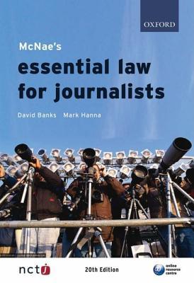 McNae's Essential Law for Journalists (Paperback)