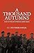 A Thousand Autumns by C.C. Southerland Jr.