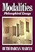 Modalities: Philosophical Essays