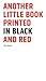 Another Little Book Printed in Black and Red (English and French Edition)