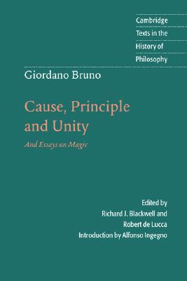 Cause, Principle and Unity: And Essays on Magic (Paperback)