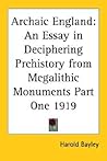Archaic England: ...