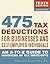 475 Tax Deductions for Businesses and Self-Employed Individuals by Bernard B. Kamoroff C.P.A.