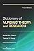 Dictionary of Nursing Theory and Research