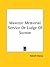 Masonic Memorial Service Or Lodge Of Sorrow by Robert Macoy