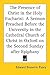 The Presence of Christ in the Holy Eucharist: A Sermon Preached Before the University in the Cathedral Church of Christ in Oxford on the Second Sunday after Epiphany