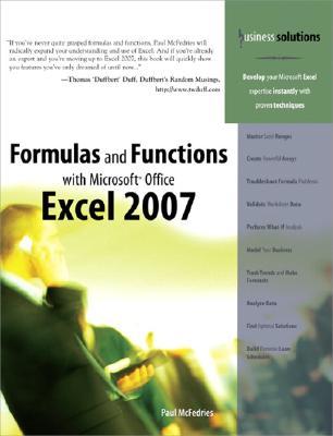 Formulas and Functions With Microsoft Office Excel 2007 (Paperback)