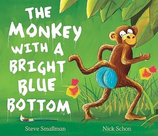 Monkey Bright Blue Bottom (Paperback)